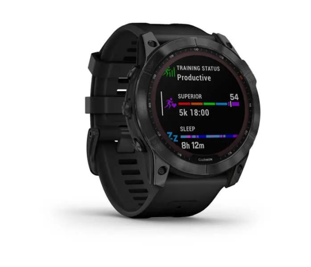 GARMIN Fenix 7X Sapphire Solar czarny z czarnym paskiem 010-02541-23 - 1466431 - zdjęcie 3